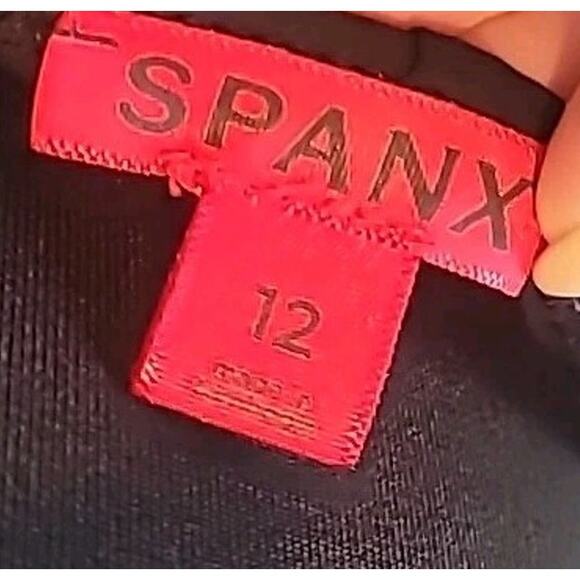 SPANX Black Whittle Waistline Draped Tankini – US 12 Large - Picture 6 of 9